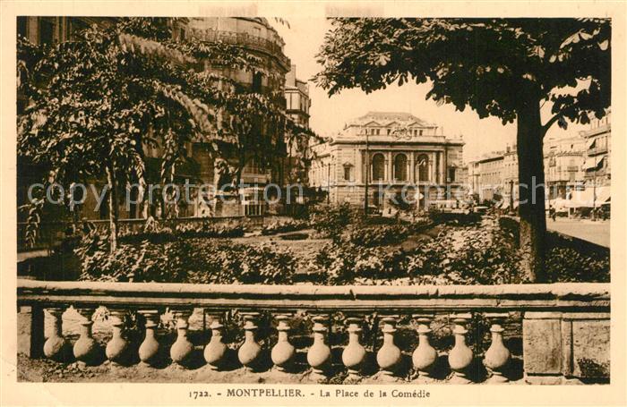 Montpellier Herault Place de la Comédie
