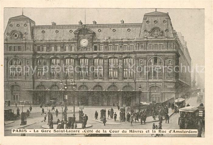 Paris Gare Saint Lazare Rue d Amsterdam