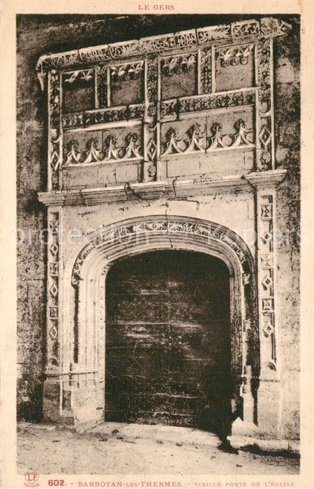 Barbotan les Thermes Vieille porte de l'Eglise
