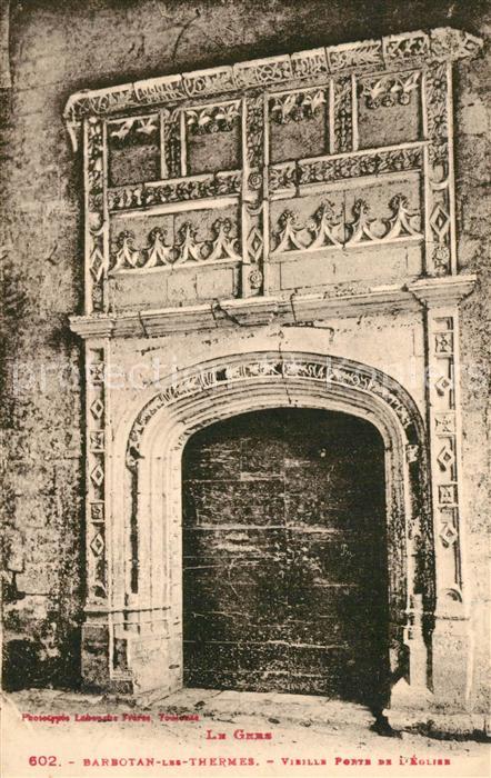 Barbotan les Thermes Vieille porte de l'Eglise