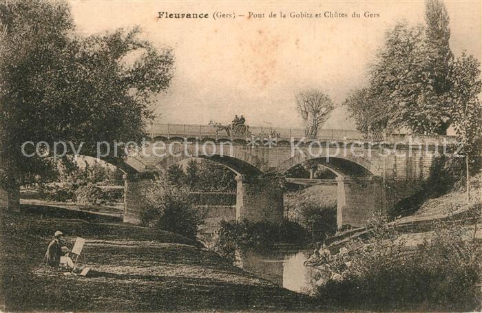 Fleurance Pont de la Gobitz et Chûtes du Gers