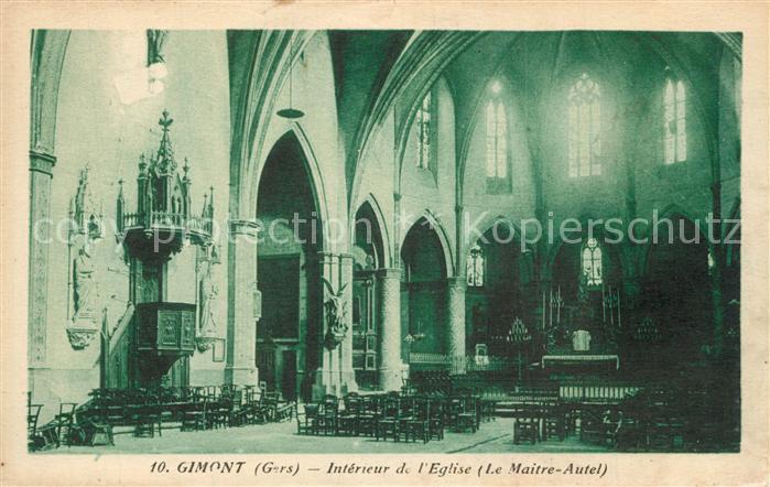Gimont Intérieur de l'Eglise le Maitre Autel
