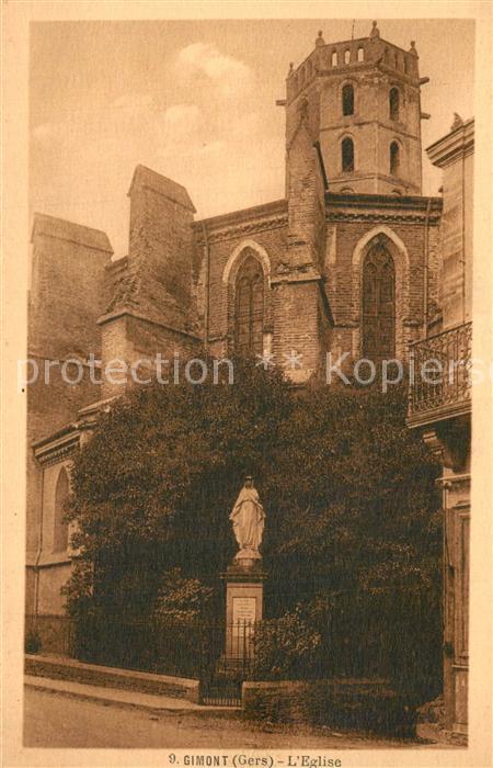 Gimont Eglise Statue Monument