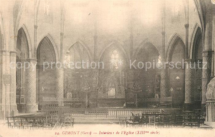 Gimont Intérieur de l'Eglise XIIIe siècle