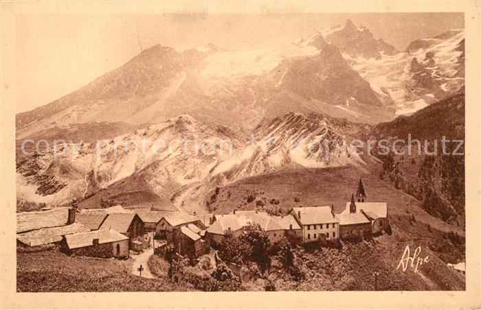 La Grave Village dans les Alpes Francaises