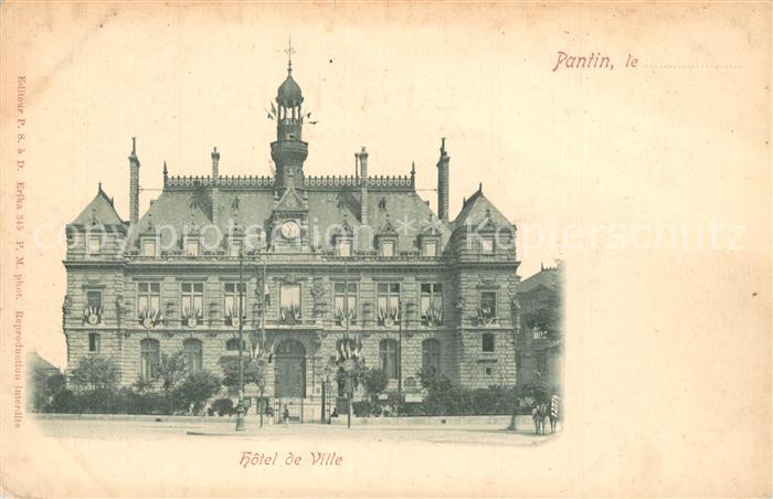 Pantin Hôtel de Ville Rathaus