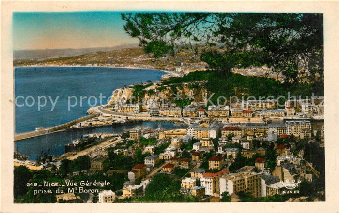 Nice Alpes Maritimes Vue Generale prise du Mont Boron Côte d
