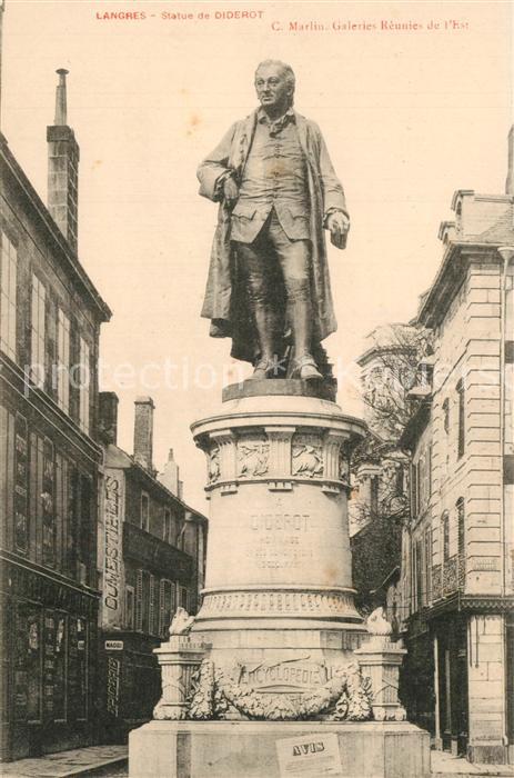 Langres Statue de Diderot Monument