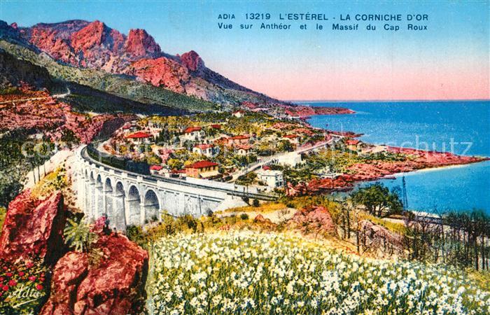 Esterel Panorama Corniche d Or Massif du Cap Roux Côte d'Azur