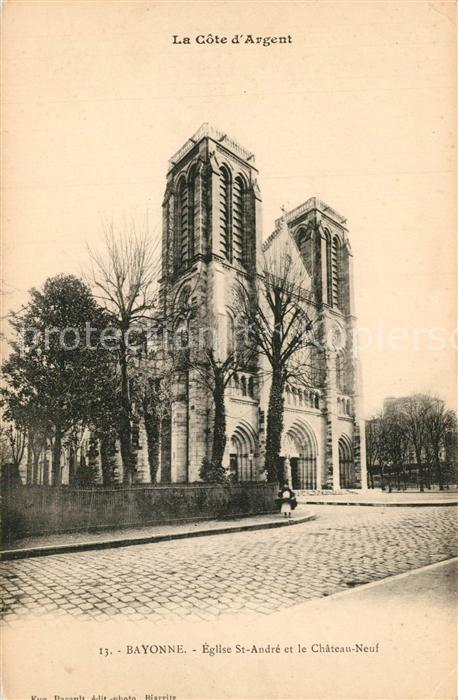 Bayonne 64 Eglise Saint André Chateau Neuf