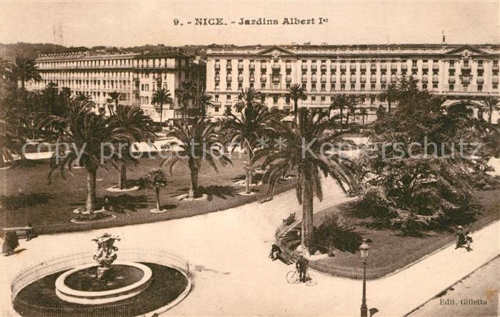 Nice Alpes Maritimes Jardins Albert Ier