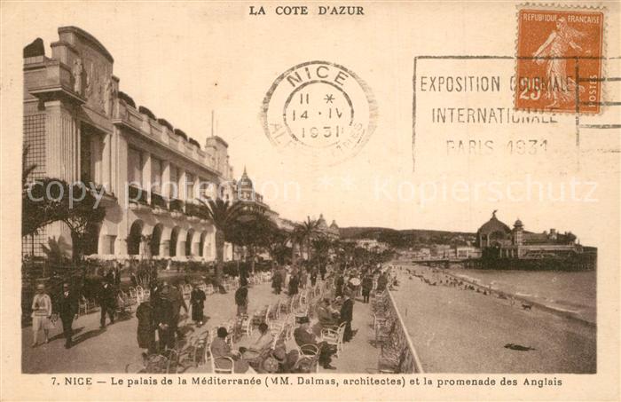 Nice Alpes Maritimes Palais de la Méditerranée Promenade des