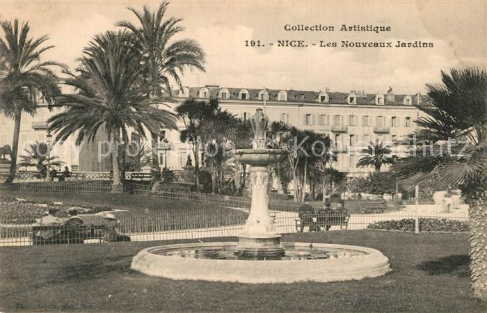 Nice Alpes Maritimes Nouveaux Jardins Fontaine