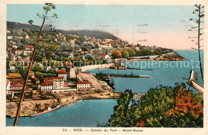 Nice Alpes Maritimes Entrée du Port Mont Boron Côte d Azur
