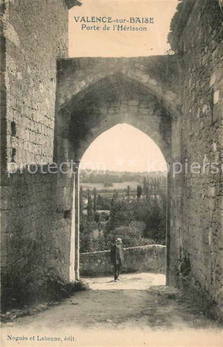 Valence-sur-Baise Porte de l Hérisson