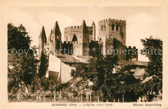 Simorre Eglise côté Nord