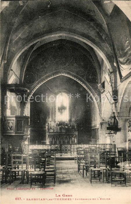 Barbotan les Thermes Intérieur de l'Eglise