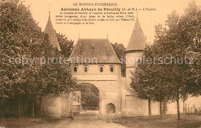Preuilly Egligny Ancienne Abbaye