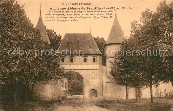 Preuilly Egligny Ancienne Abbaye