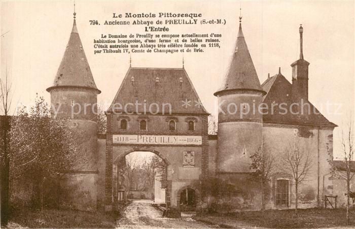 Preuilly Egligny Ancienne Abbaye