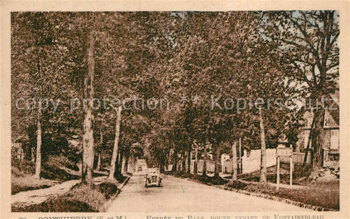 Ponthierry Entrée du Pays route venant de Fontainebleau