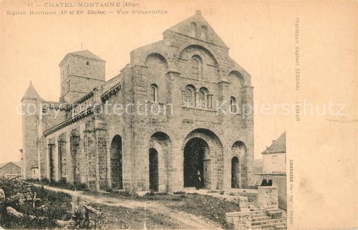 Chatel-Montagne Eglise Romane XIIe siècle Monument historique