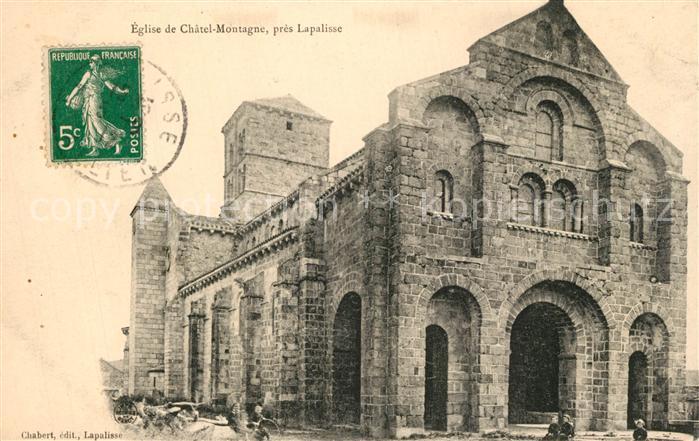 Chatel-Montagne Eglise Romane XIIe siècle Monument hist