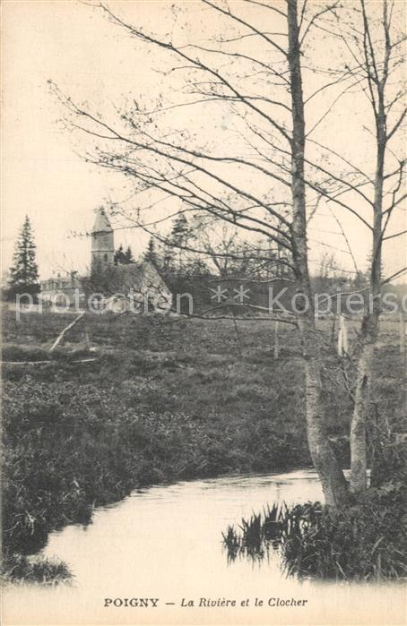 Poigny-la-Foret La Riviers et le Clocher