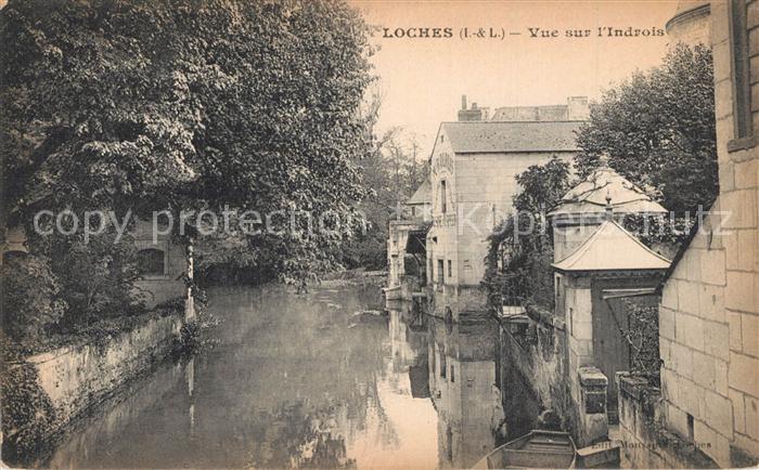 Loches Indre et Loire Vue sur l'Indrois