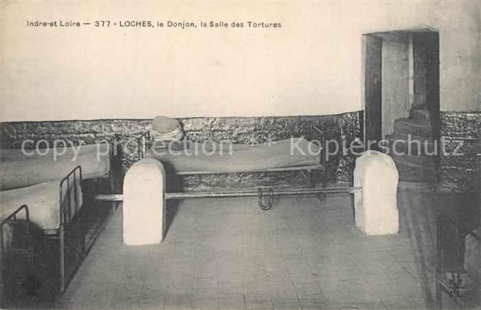 Loches Indre et Loire Le Donjon la Salle des Tortures