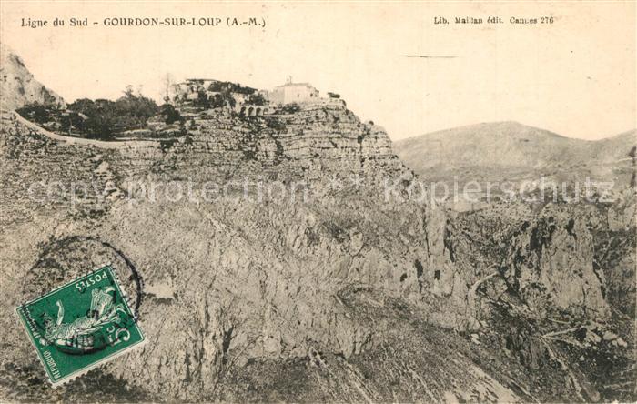 Gourdon Alpes-Maritimes Ligne du Sud