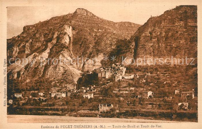 Touet de Beuil et Touet de Var Environs de Puget Theni