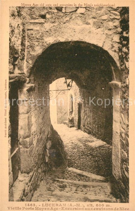 Luceram Vieille Porte Moyen Age Excursion aux e