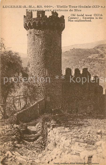 Luceram Vieille Tour feodale Excursion aux environs de Nice