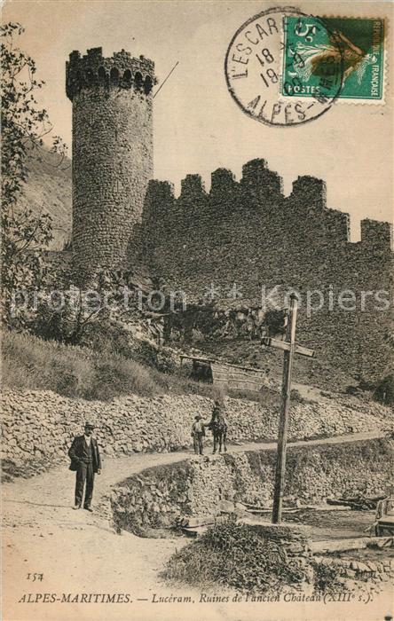 Luceram Ruines de l’ancien Chateau