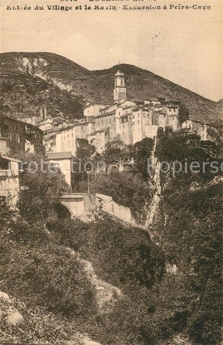 Luceram Entree du Village et le Ravin Excursion a Peira Cave