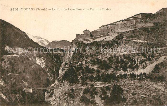 Modane Le Fort de Lesseillon Le Pont du Diable