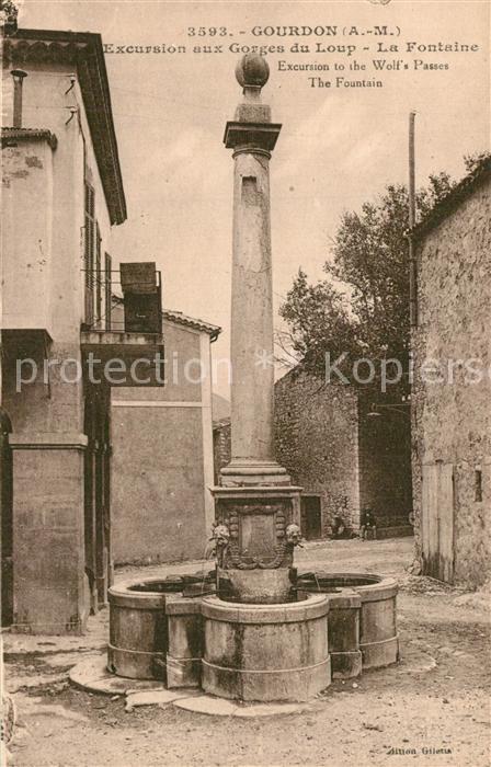 Gourdon Alpes-Maritimes Excursion aux Gorges du Loup La Fontaine