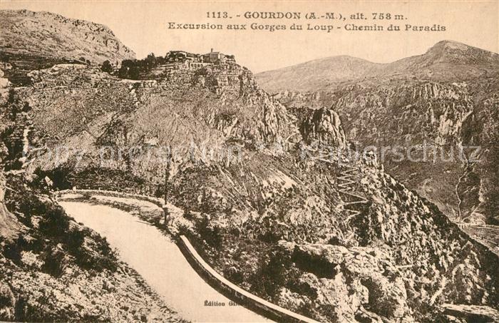 Gourdon Alpes-Maritimes Excursion aux Gorges du Loup Chemin du Paradis