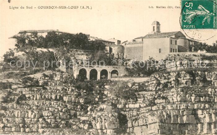Gourdon Alpes-Maritimes Ligne du Sud