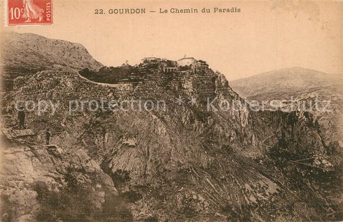 Gourdon Alpes-Maritimes Le Chemin du Paradis