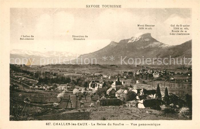 Challes-les-Eaux La Reine du Soufre Vue panoramique
