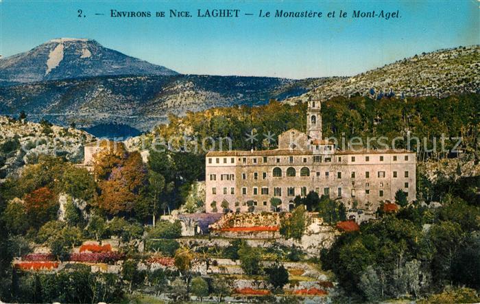Laghet Le Monastere et le Mont Agel