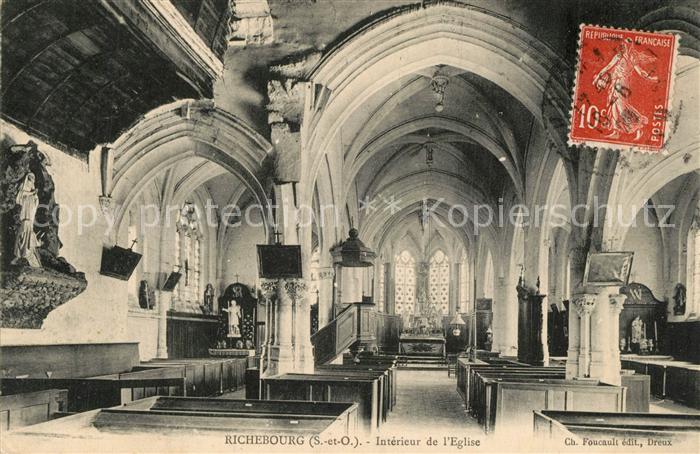 Richebourg Yvelines Interieur de l'Eglise