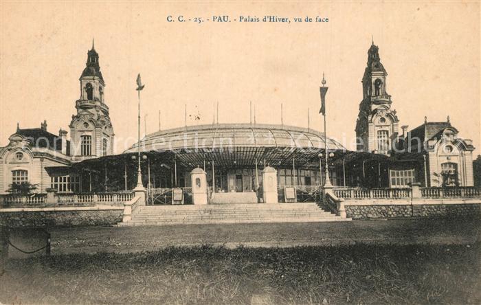 Pau 64 Palais d’Hiver vue de face
