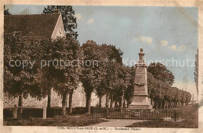 Rozoy en Brie Boulevard Thiers