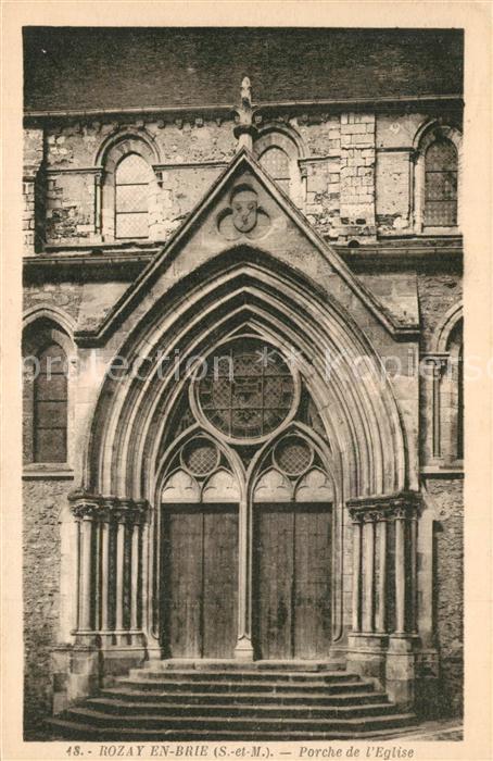 Rozoy en Brie Porche de l'Eglise
