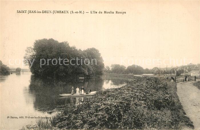 Saint-Jean-les-Deux-Jumeaux Ile du Moulin Rompu