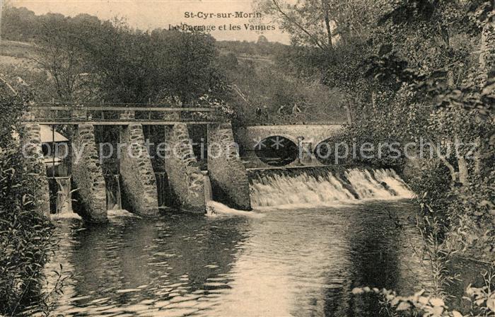 Saint-Cyr-sur-Morin Le Barrage et les Vannes