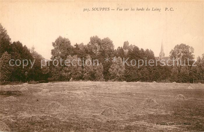 Souppes-sur-Loing Vue sur les bords du Loing